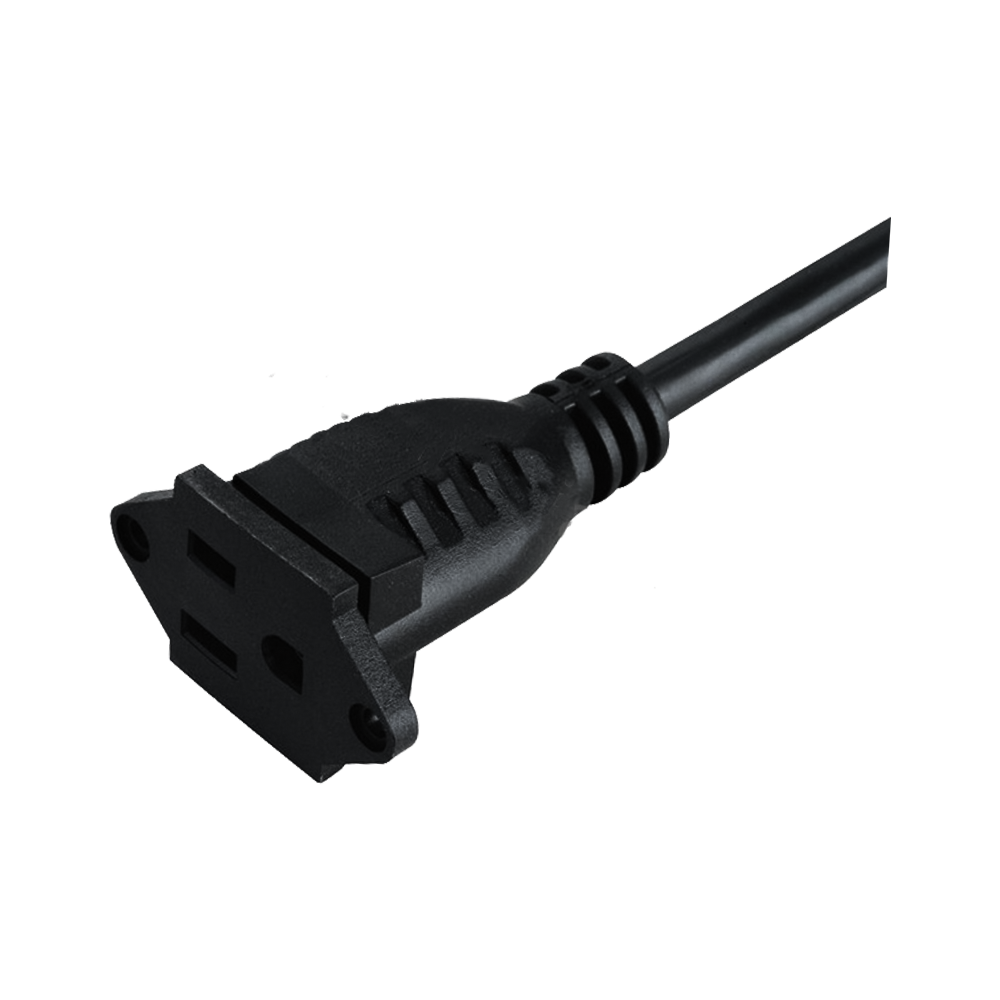 FT-3B2 je standardní americký třížilový konektor plug-to-socket s pevným konektorem koník UL certifikovaný napájecí kabel