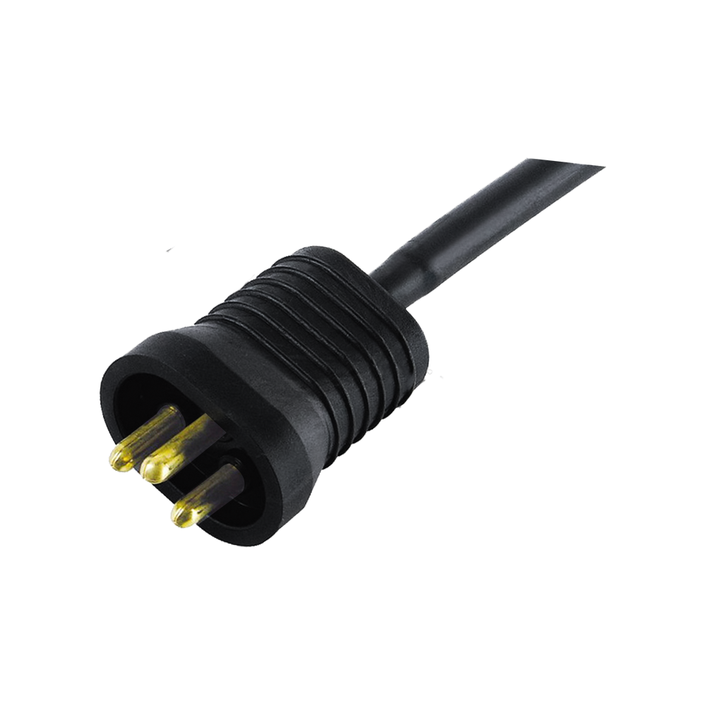 FT-4 Americký standardní třížilový oválný tříkolíkový zástrčkový napájecí kabel s certifikací UL